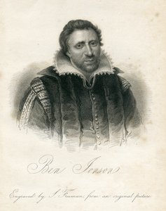 Ben Jonson (1572-1637) door English School